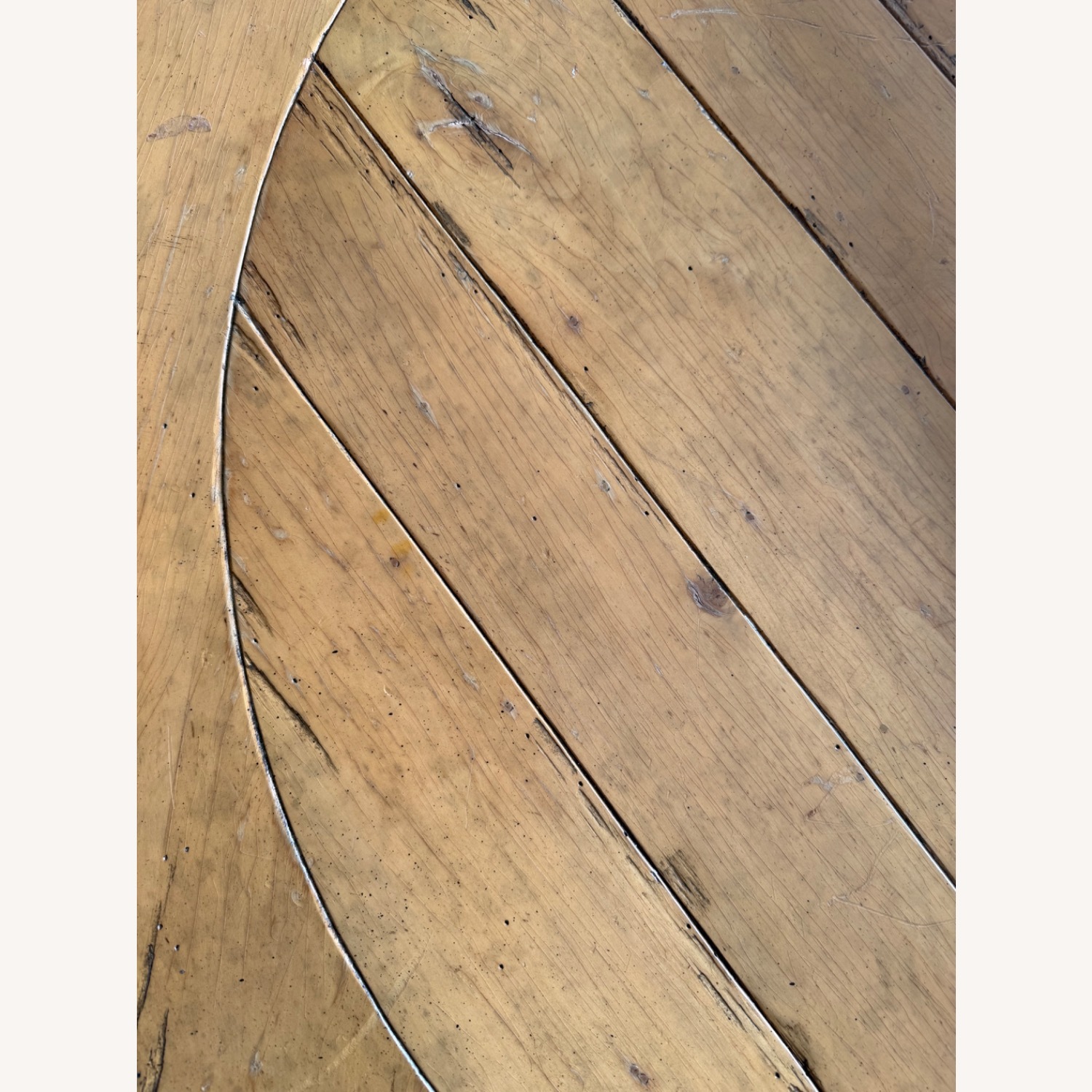 Vintage/Antique Finds Yellow Wood Dining Table - image-4