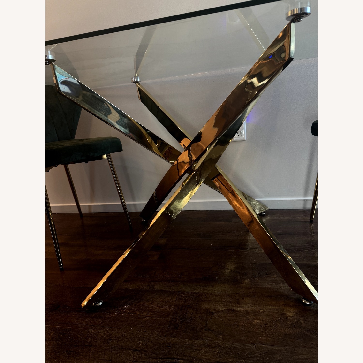 Transparent Glass Dining Table - image-2