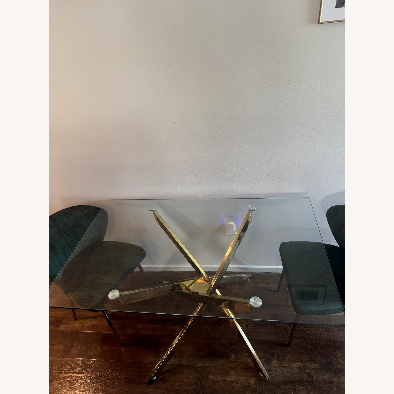 Transparent Glass Dining Table - image-4