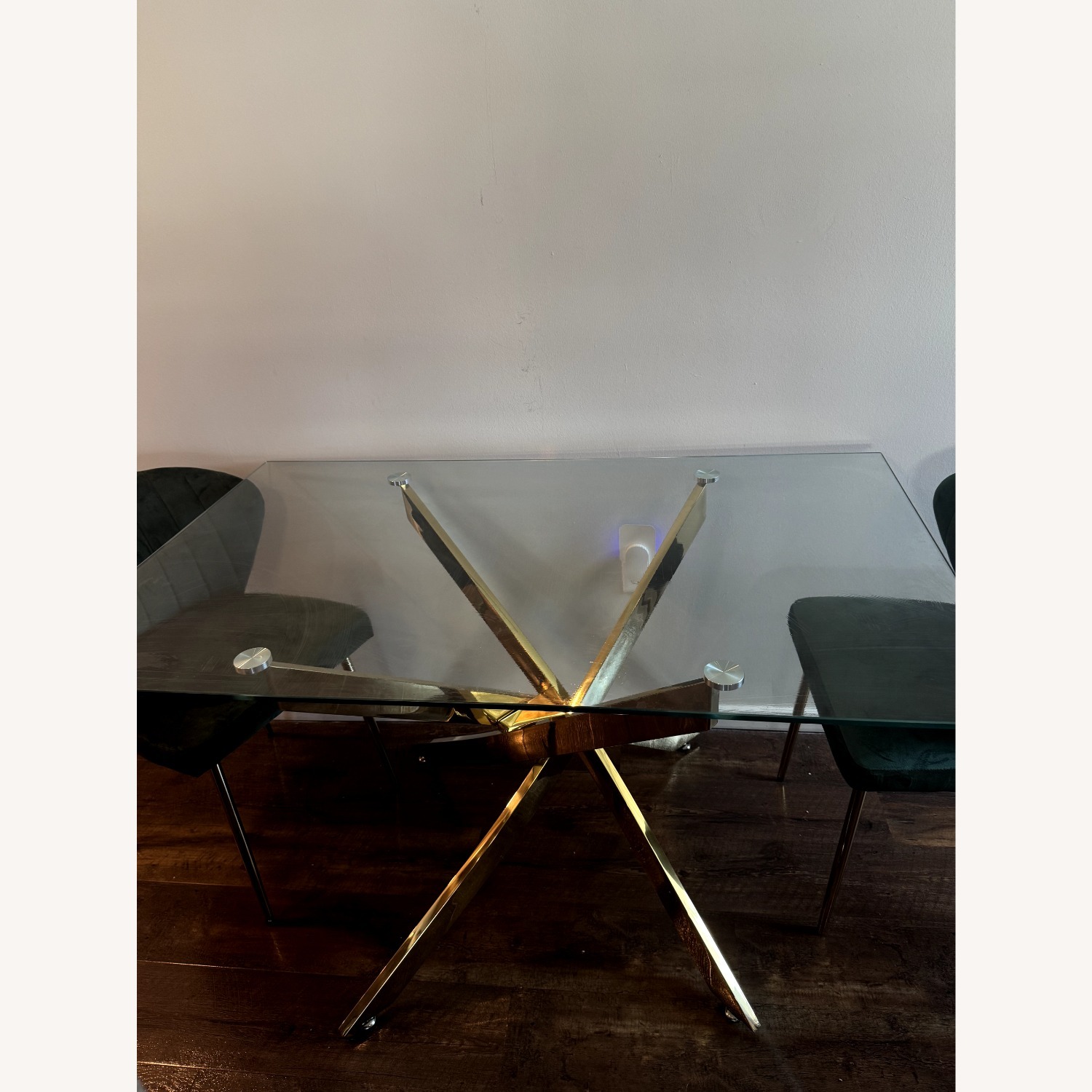 Transparent Glass Dining Table - image-3