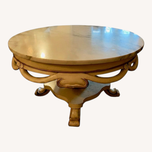 Used Vintage Marble Coffee Table for sale on AptDeco