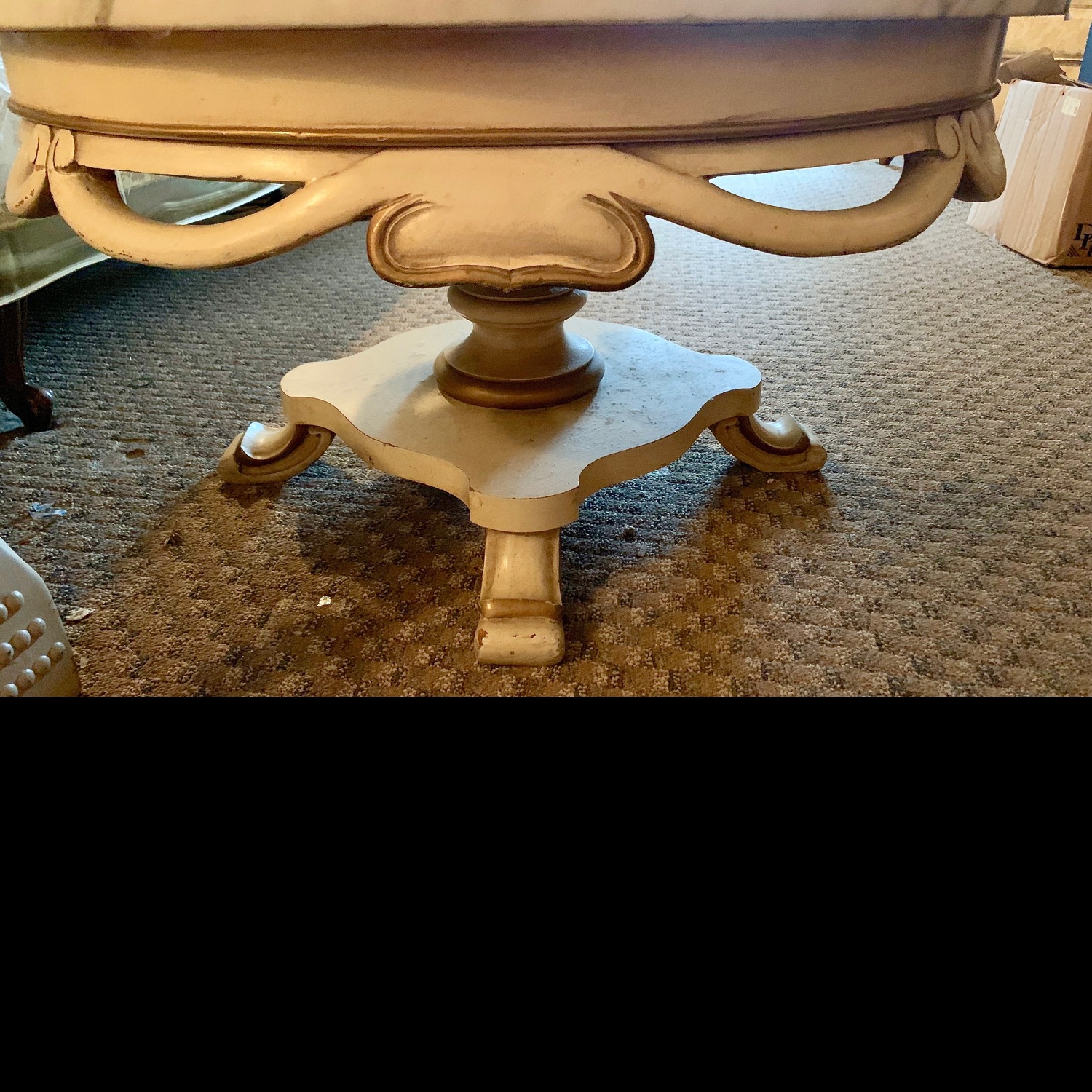 Vintage Marble Coffee Table - image-3
