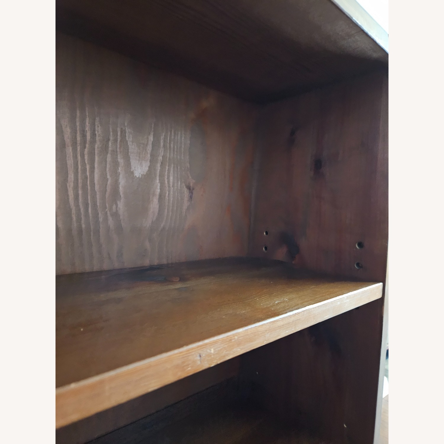 Dark Brown Wood Bookcase - image-2