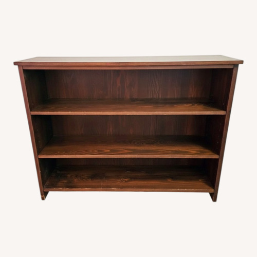 Used Dark Brown Wood Bookcase for sale on AptDeco