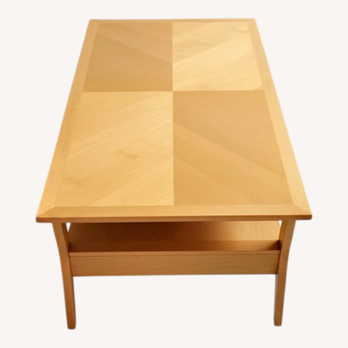 Used Natural Wood Coffee Table for sale on AptDeco