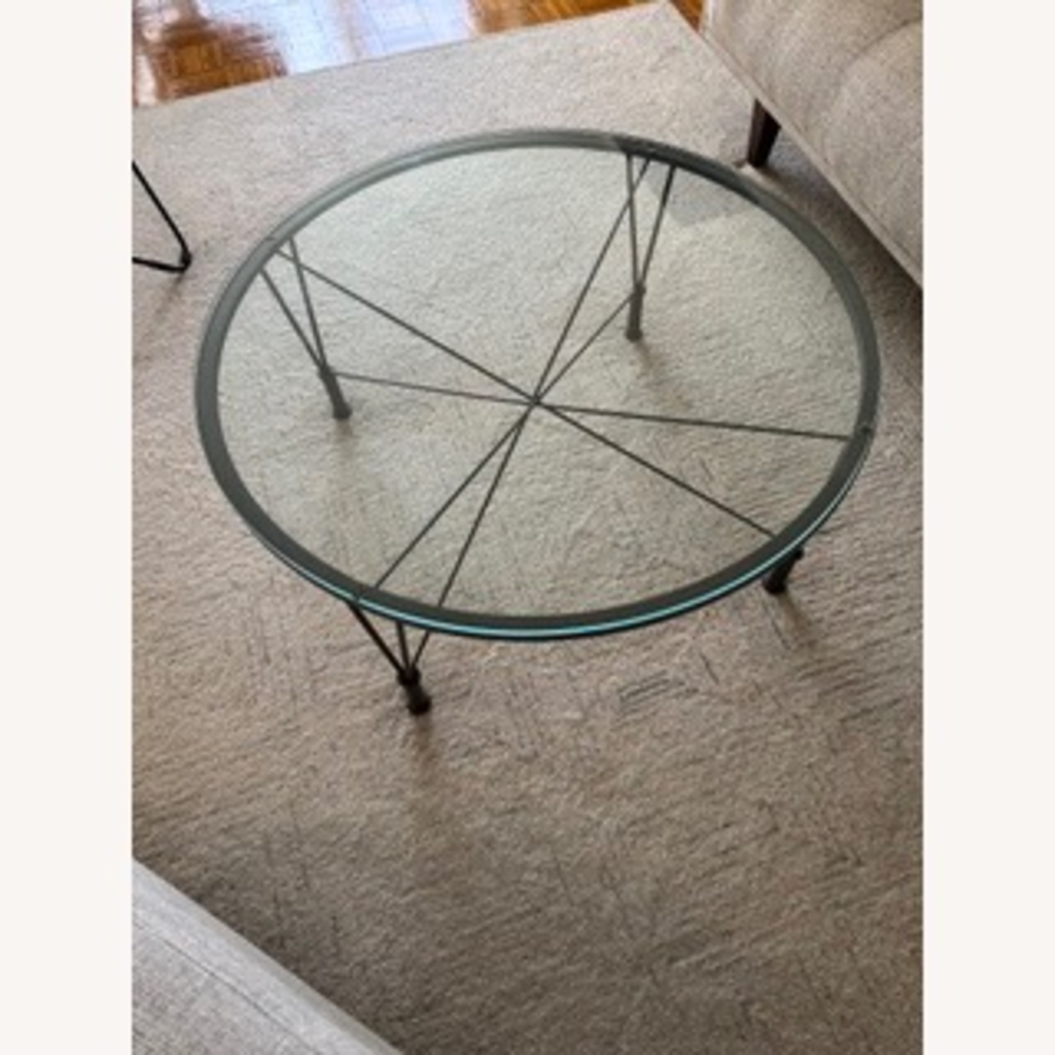 Round Glass Coffee Table - image-6