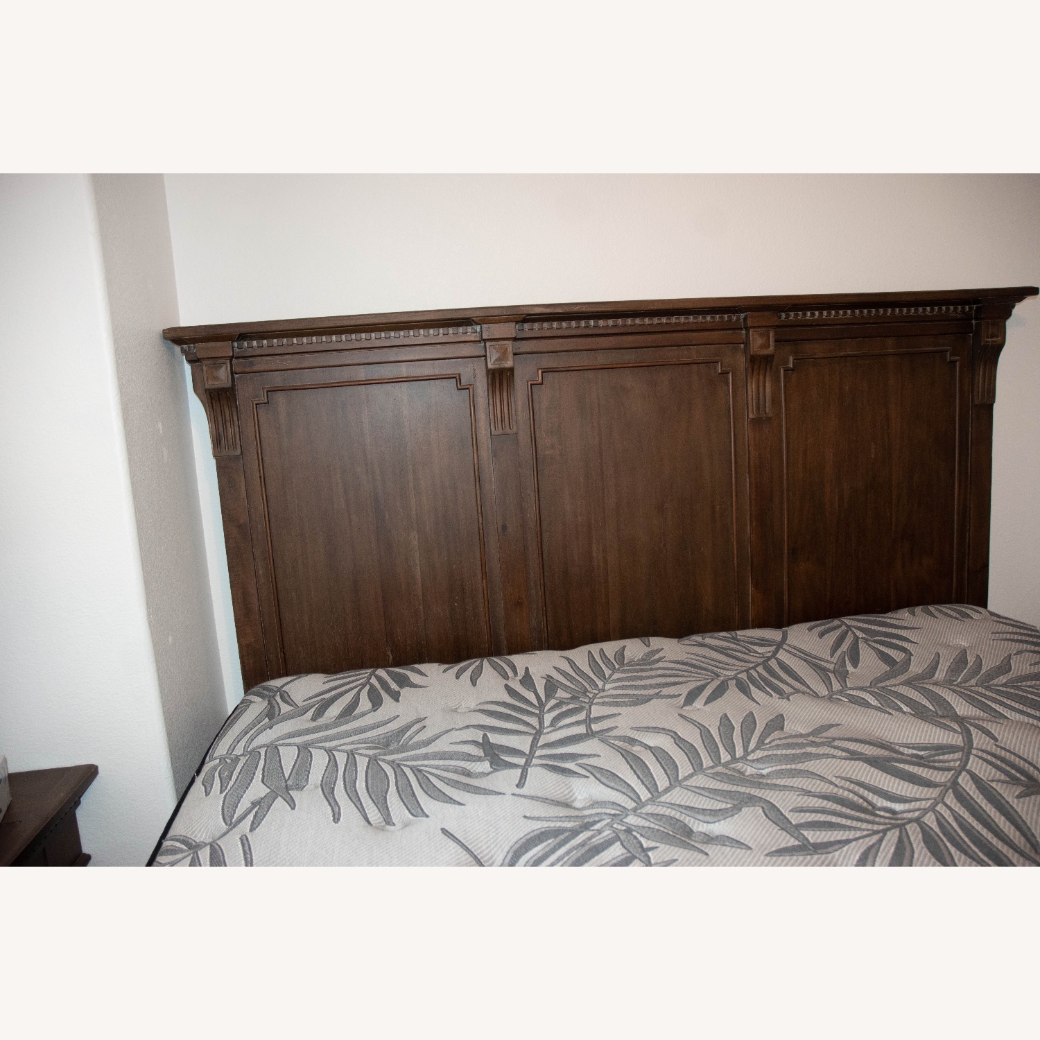 Restoration Hardware St. James Dark Brown Wood King Bed - image-3