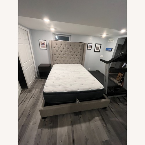 Used Macy's Thorstein Queen Bed for sale on AptDeco