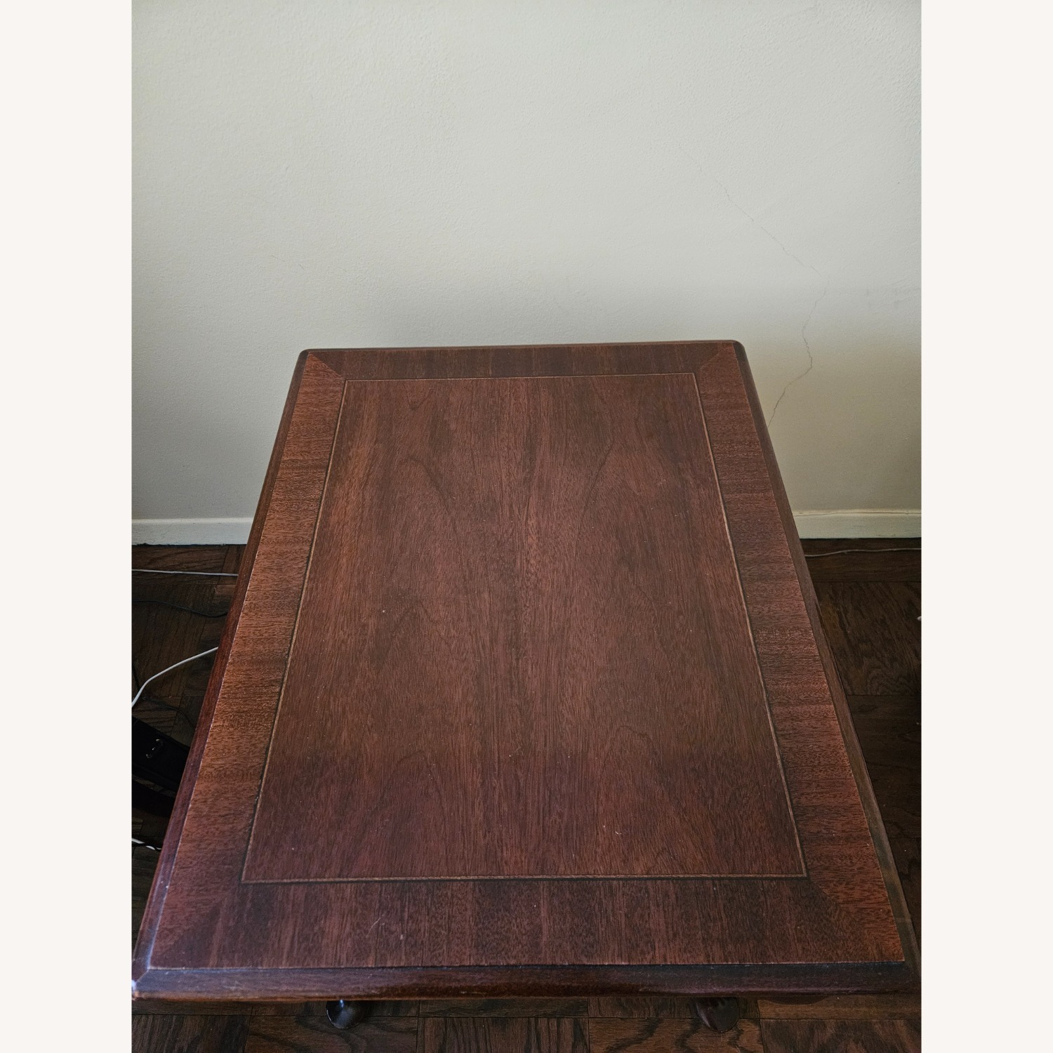 Dark Brown Wood Side Table - image-6