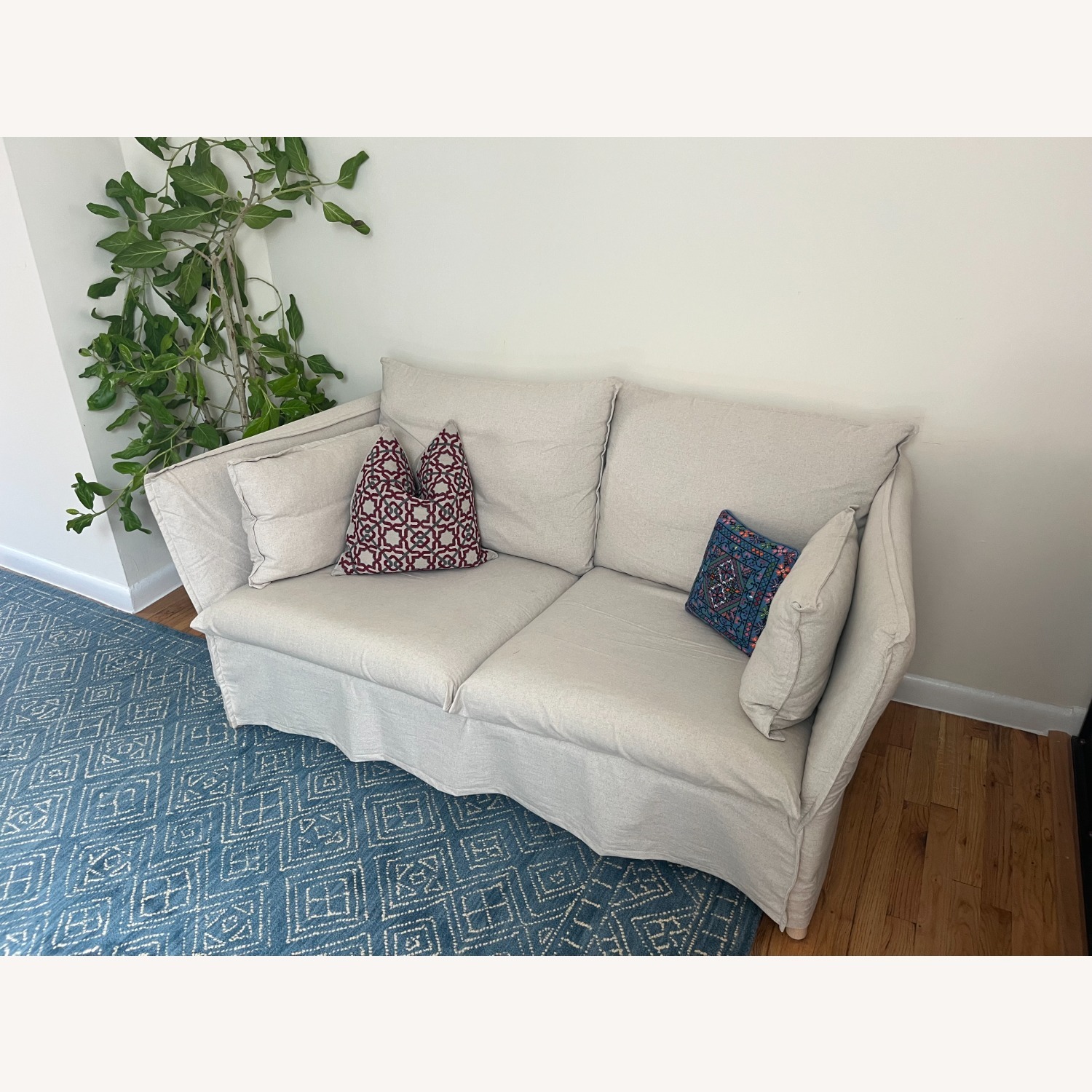 IKEA BACKSÄLEN Light Gray 2 Seater Sofa - image-3