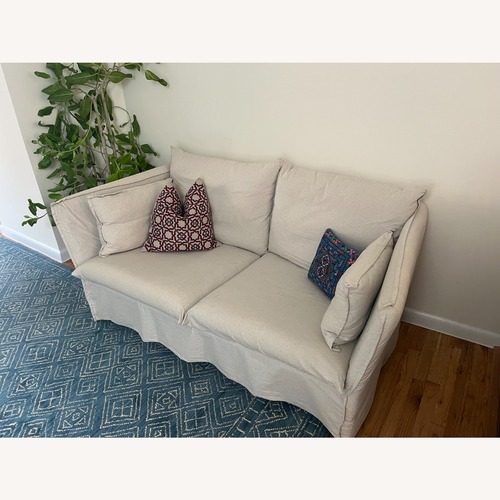 Used IKEA BACKSÄLEN Light Gray 2 Seater Sofa for sale on AptDeco