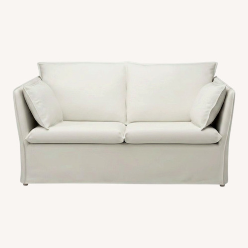 Used IKEA BACKSÄLEN Light Gray 2 Seater Sofa for sale on AptDeco
