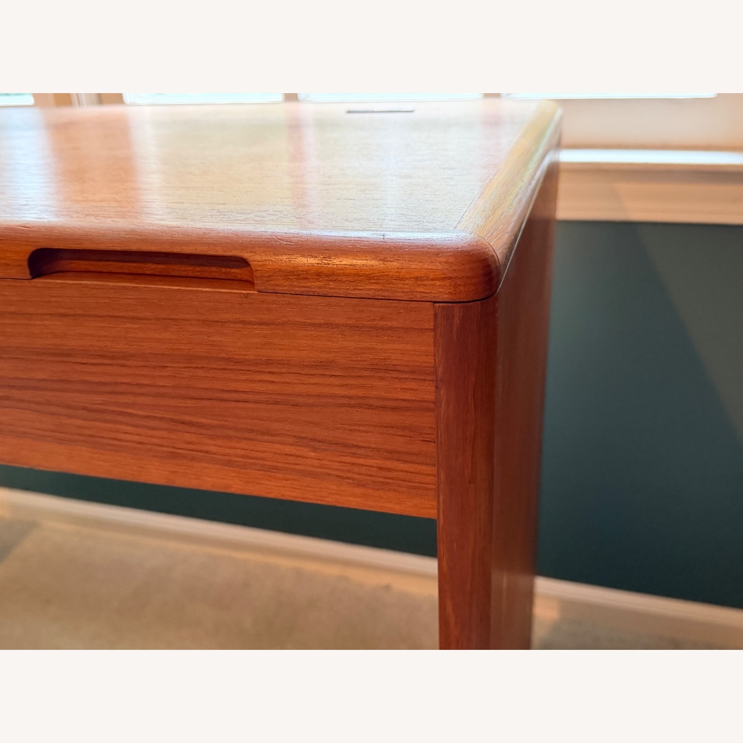Mid Century Teak Desk/Vanity - image-4