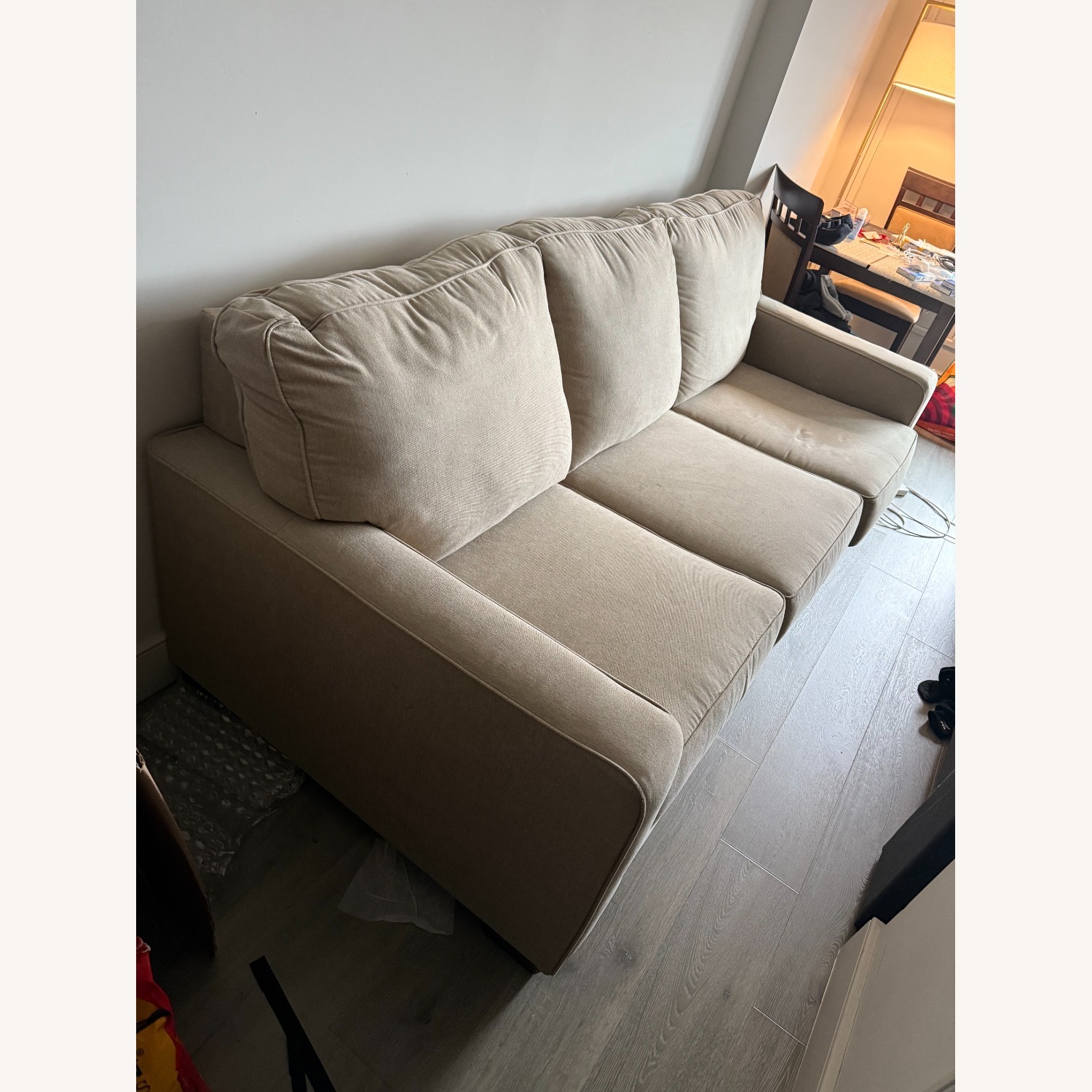 Ashley Furniture Altari Gold Fabric 3+ Seater Sofa - image-2