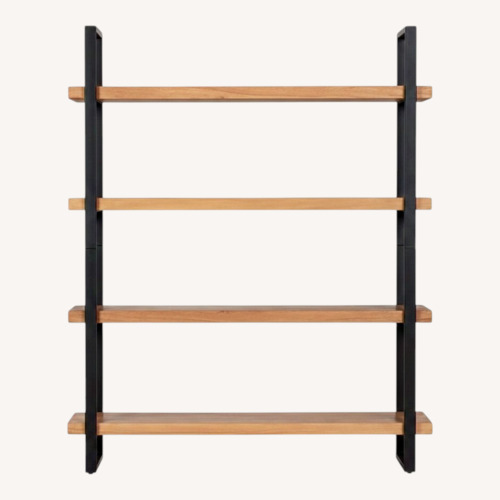 Used From The Source Wood Bookcase for sale on AptDeco