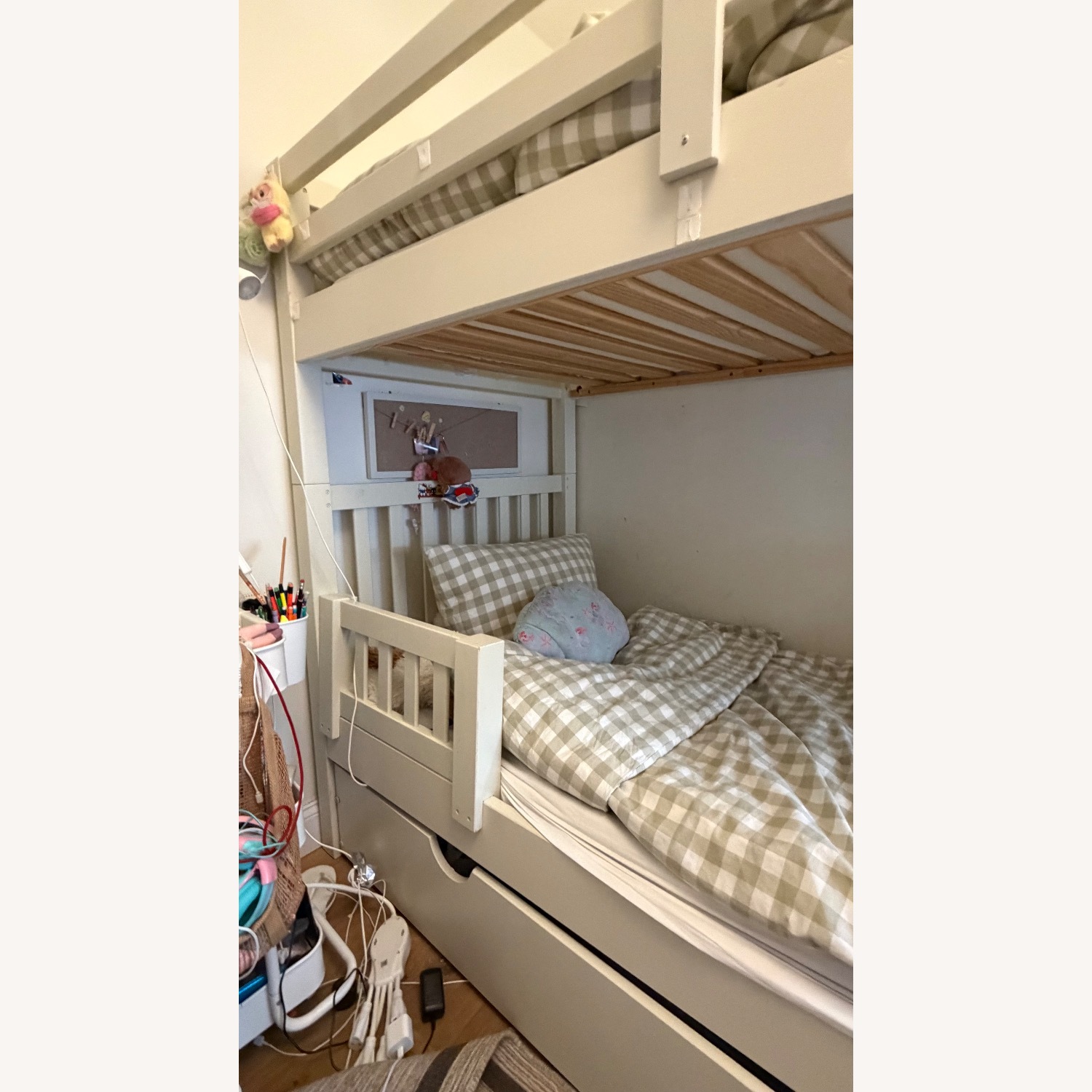 Bob's Discount Furniture Chadwick White Wood Bunk Bed - image-6