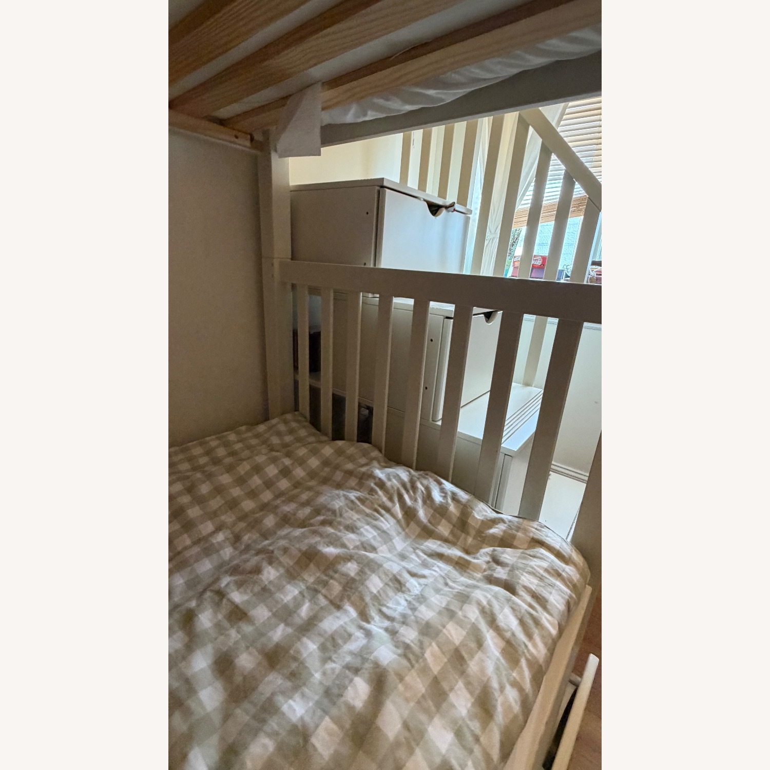 Bob's Discount Furniture Chadwick White Wood Bunk Bed - image-5
