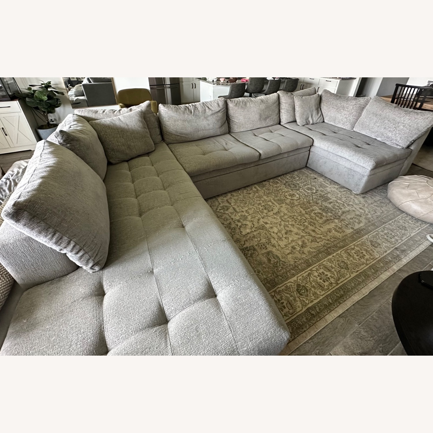 Rooms To Go 3 Pc Sectional Sofa with Chaise  - image-2