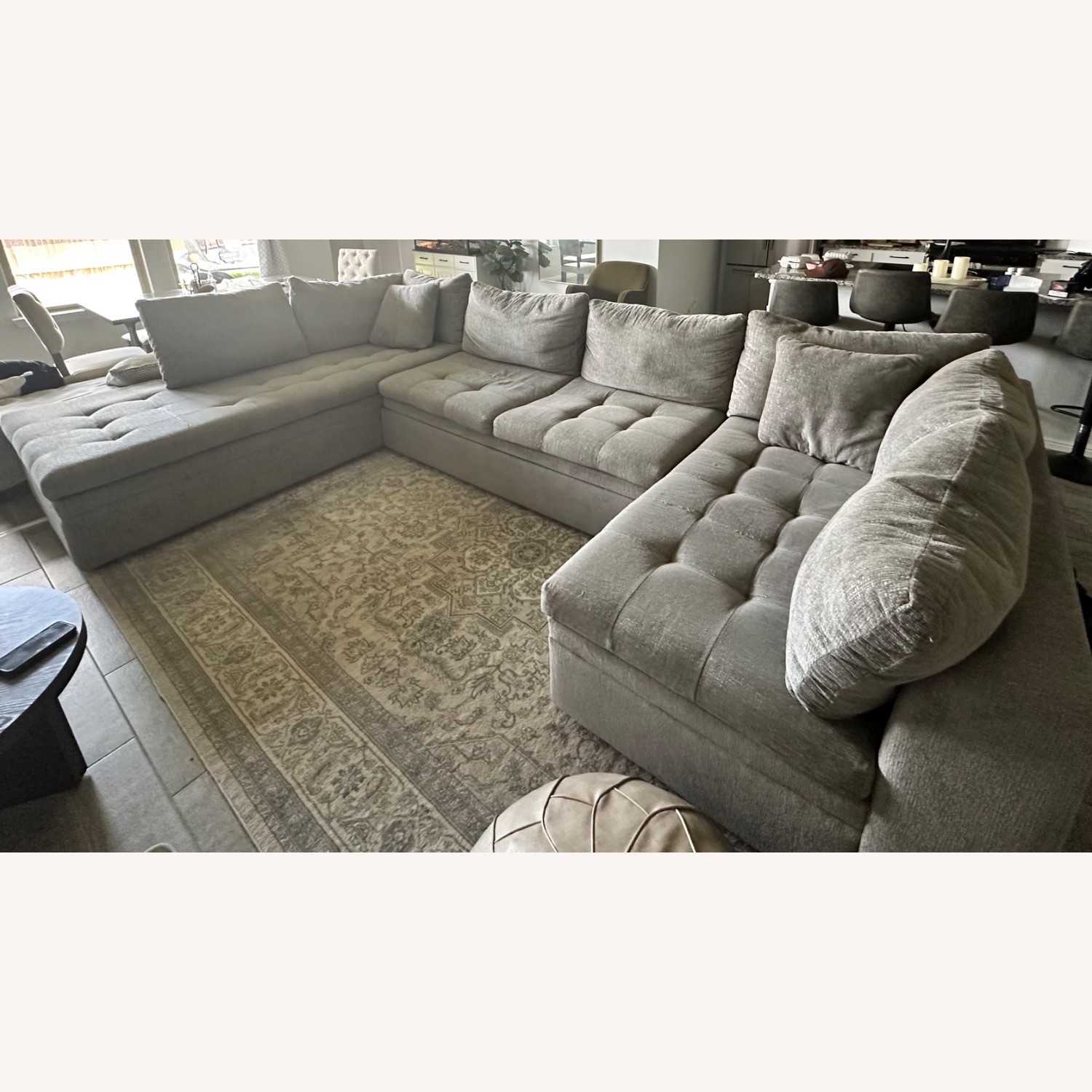 Rooms To Go 3 Pc Sectional Sofa with Chaise  - image-3