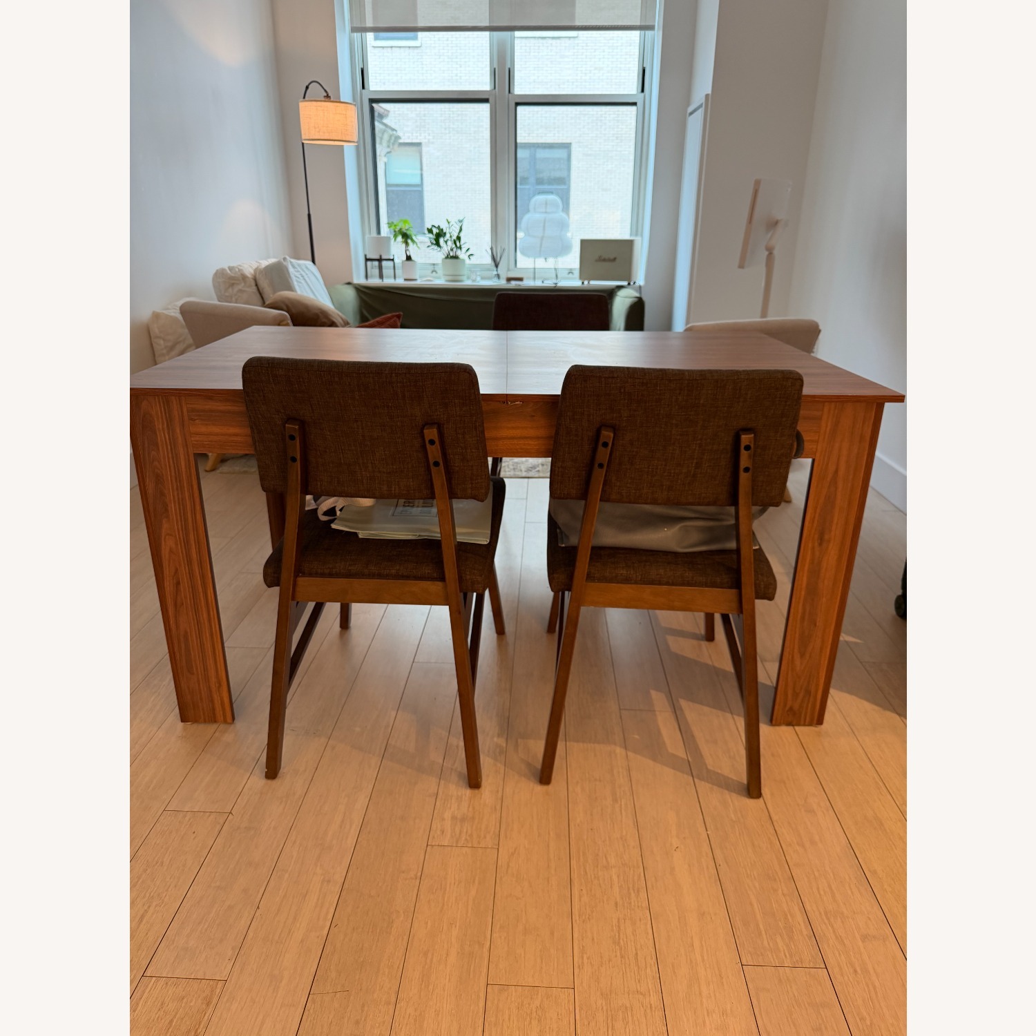 Wayfair Dark Brown Fabric Dining Sets - image-3