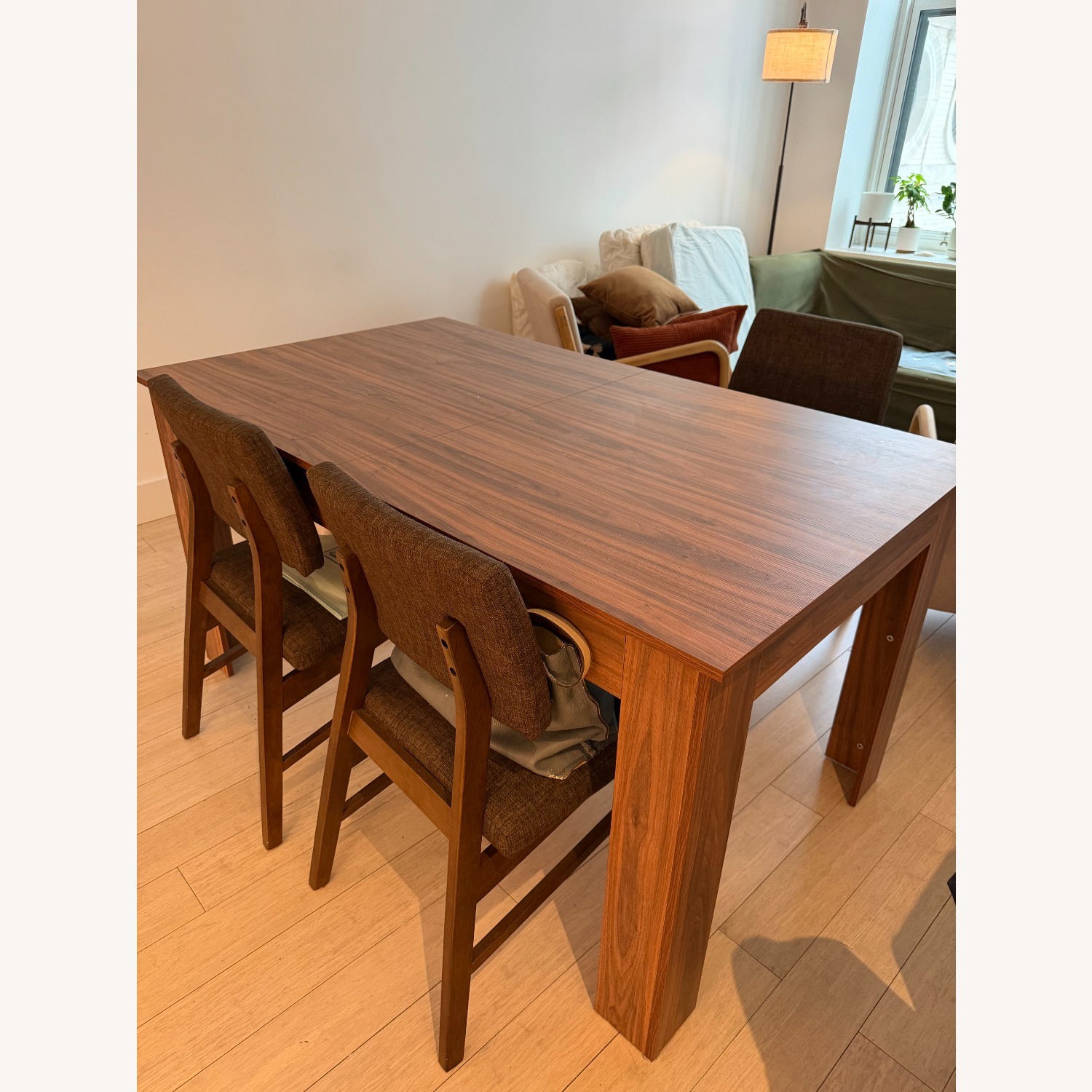 Wayfair Dark Brown Fabric Dining Sets - image-1