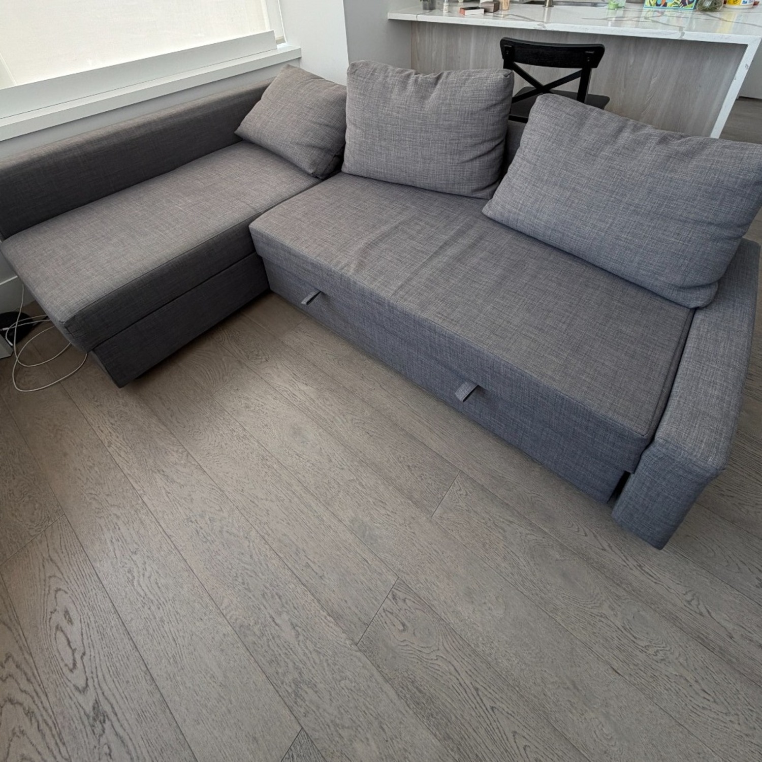 IKEA Friheten Dark Gray Sleeper Sofa - image-2