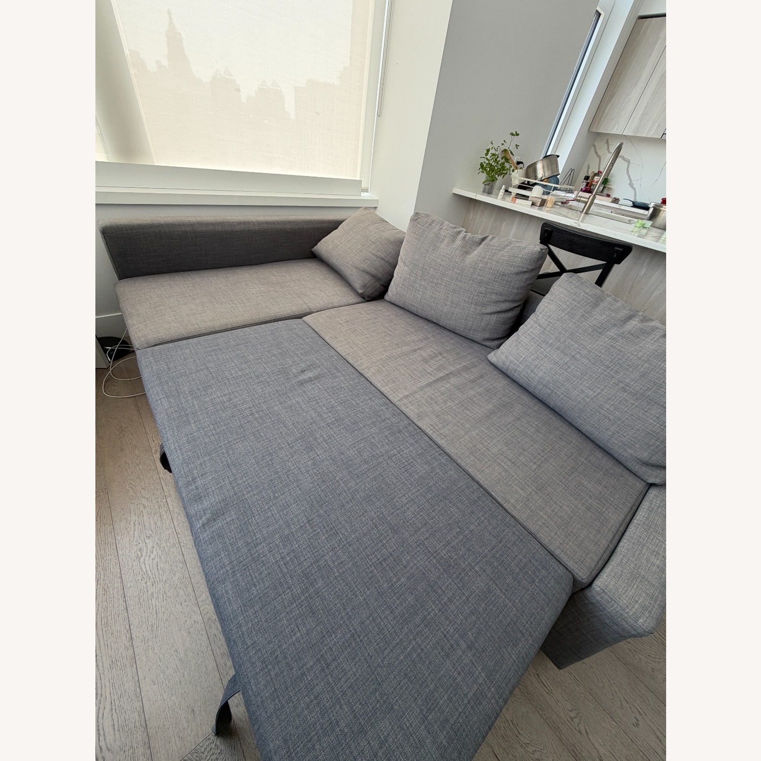 IKEA Friheten Dark Gray Sleeper Sofa - image-4