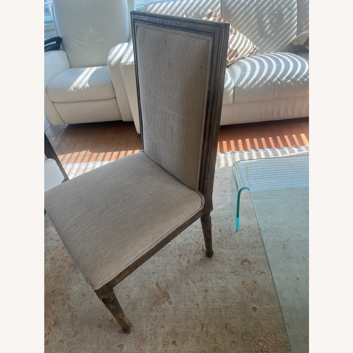 Pottery Barn Linden Natural Wood Dining Set - image-7