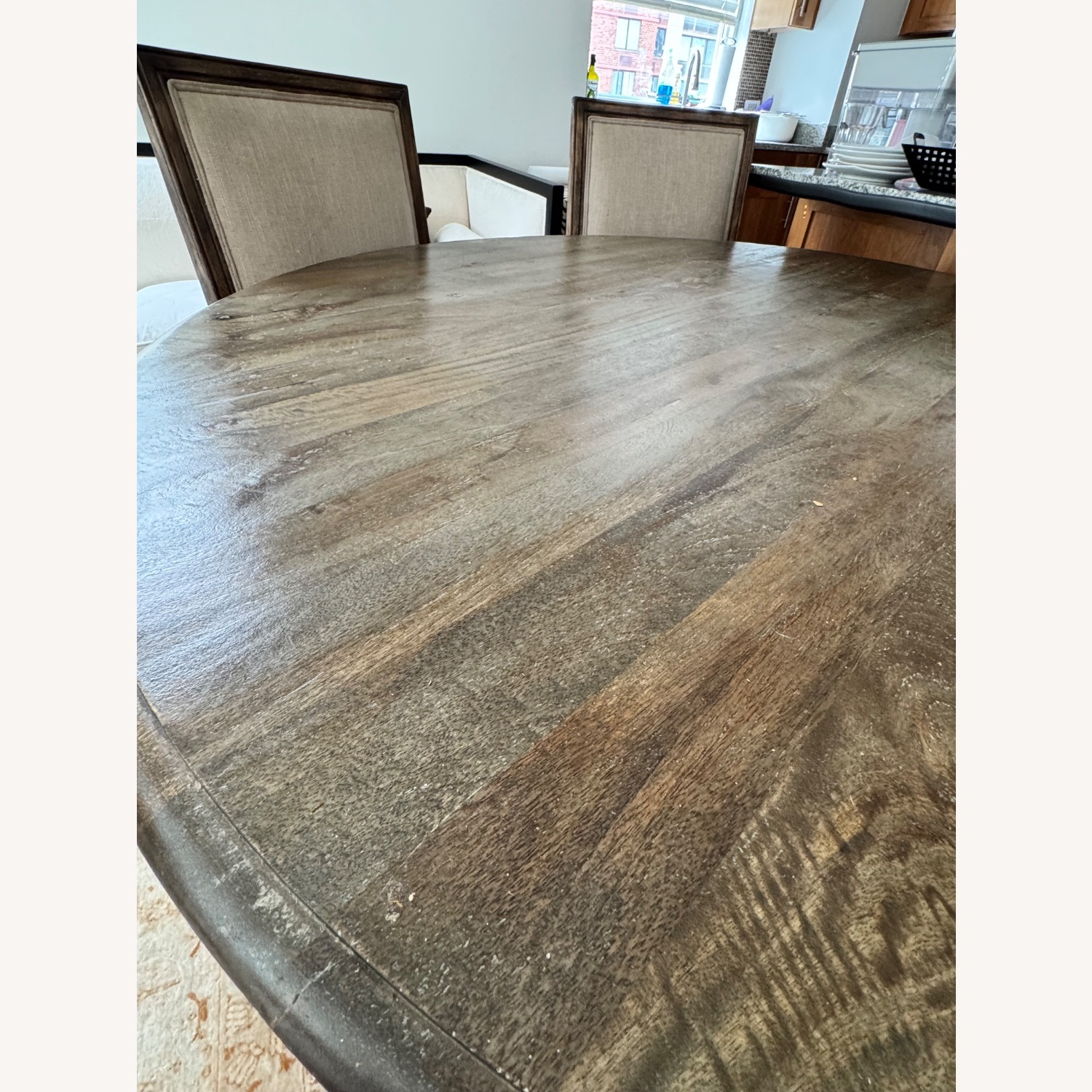 Pottery Barn Linden Natural Wood Dining Set - image-2
