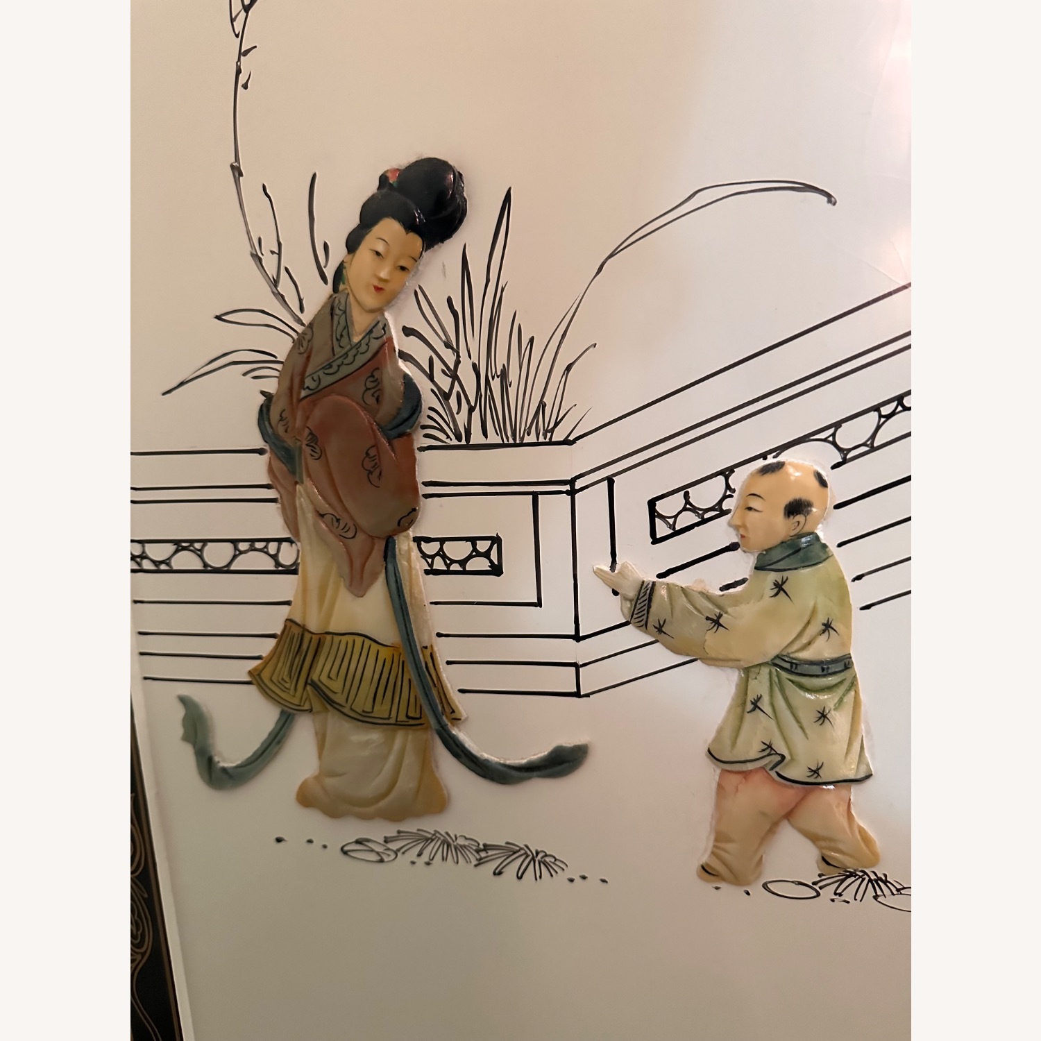  Vintage Asian Wall Art Panels 12” x 36”  4  - image-5