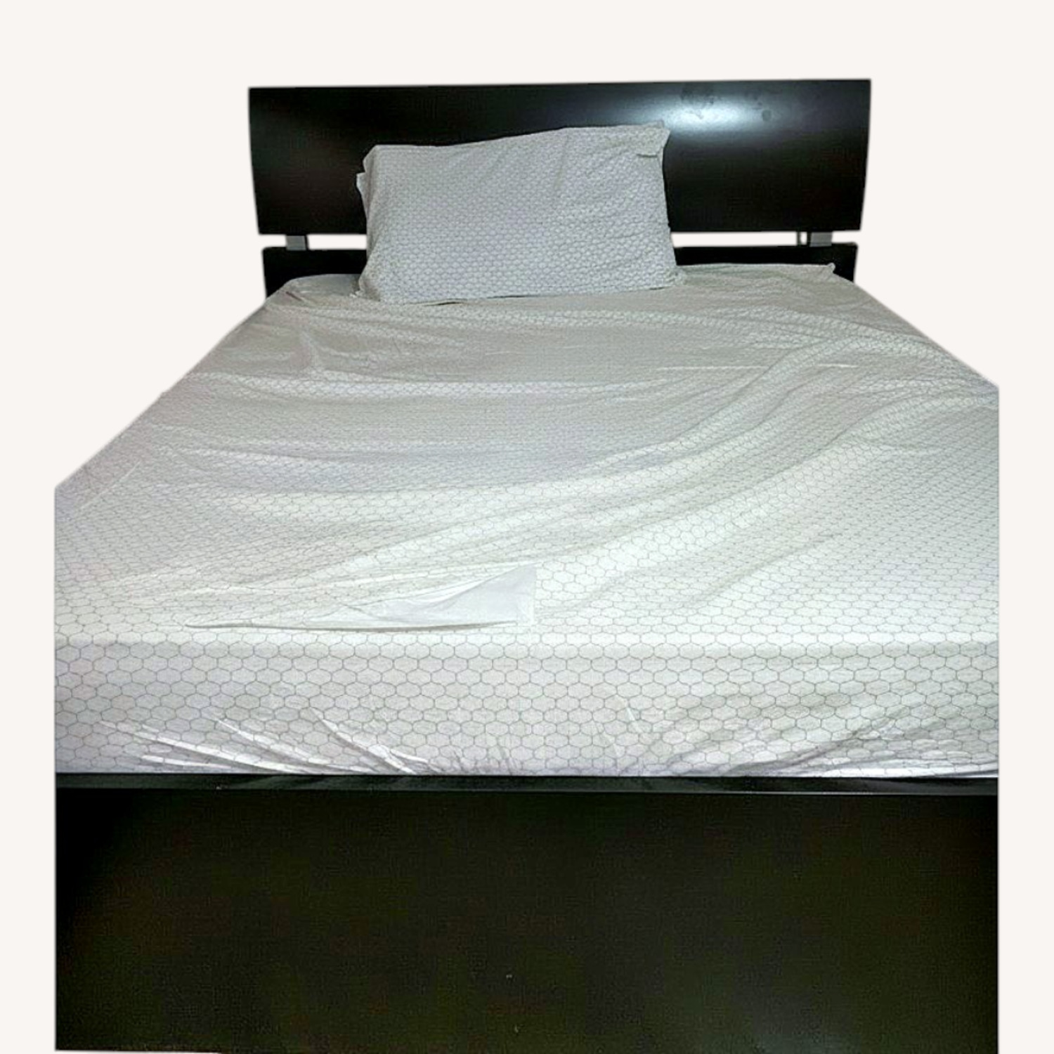 El Dorado Dark Brown Wooden Full Bed - image-0