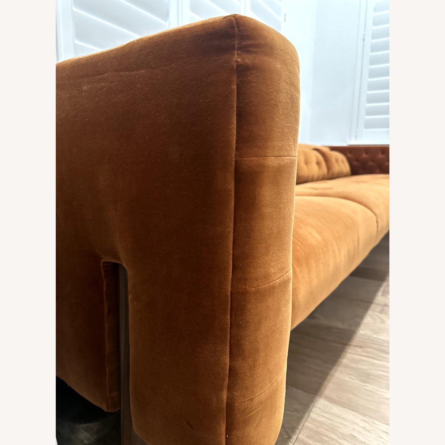 CB2 Gianfranco Frattini Velvet 4-Seater Sofa - image-7
