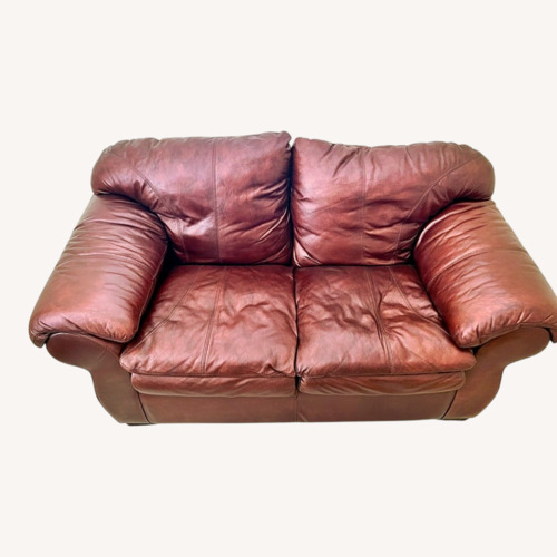 Used Leather Loveseat for sale on AptDeco