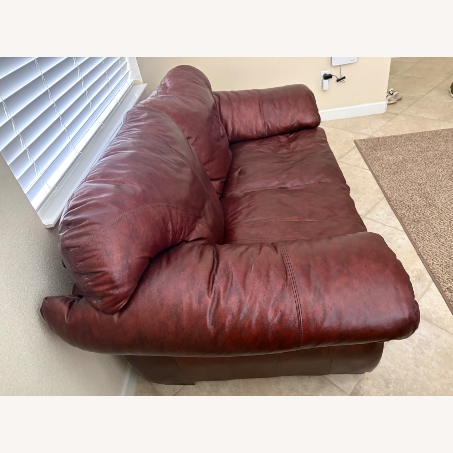 Leather Loveseat - image-3