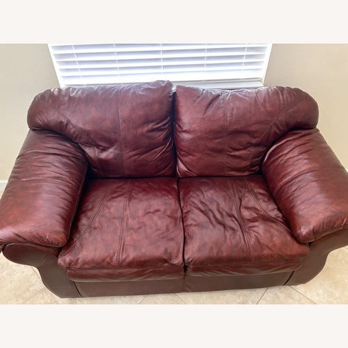 Used Leather Loveseat for sale on AptDeco