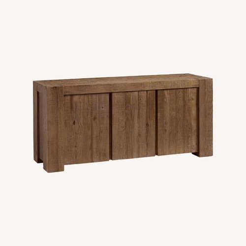 Used Pottery Barn Rockport Reclaimed Wood Media Console for sale on AptDeco