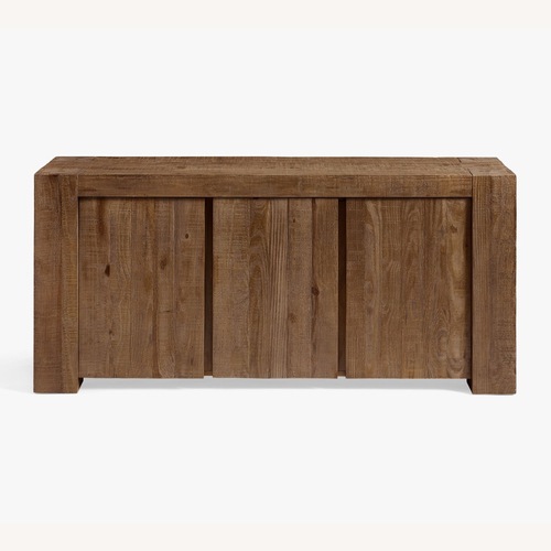 Used Pottery Barn Rockport Reclaimed Wood Media Console for sale on AptDeco