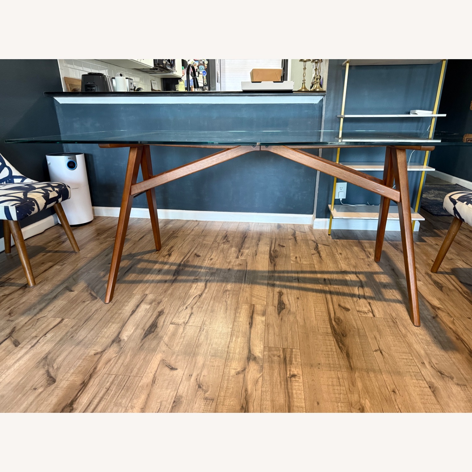 West Elm Jensen Glass Dining Table - image-2