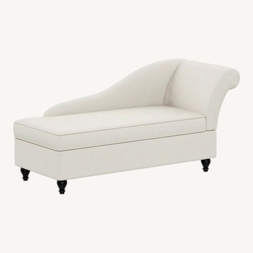 Used Wayfair Beige Linen Chaise Lounge for sale on AptDeco
