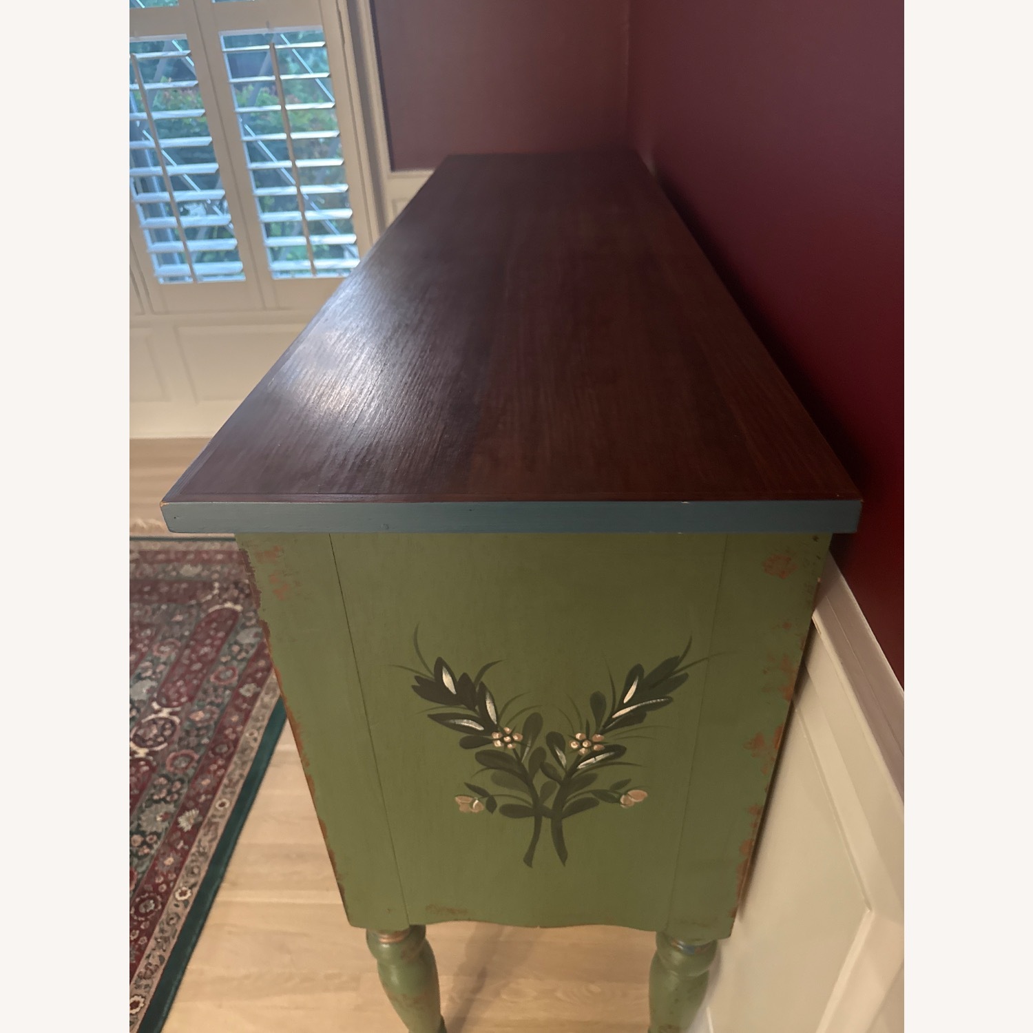Green Wood Sideboard - image-4