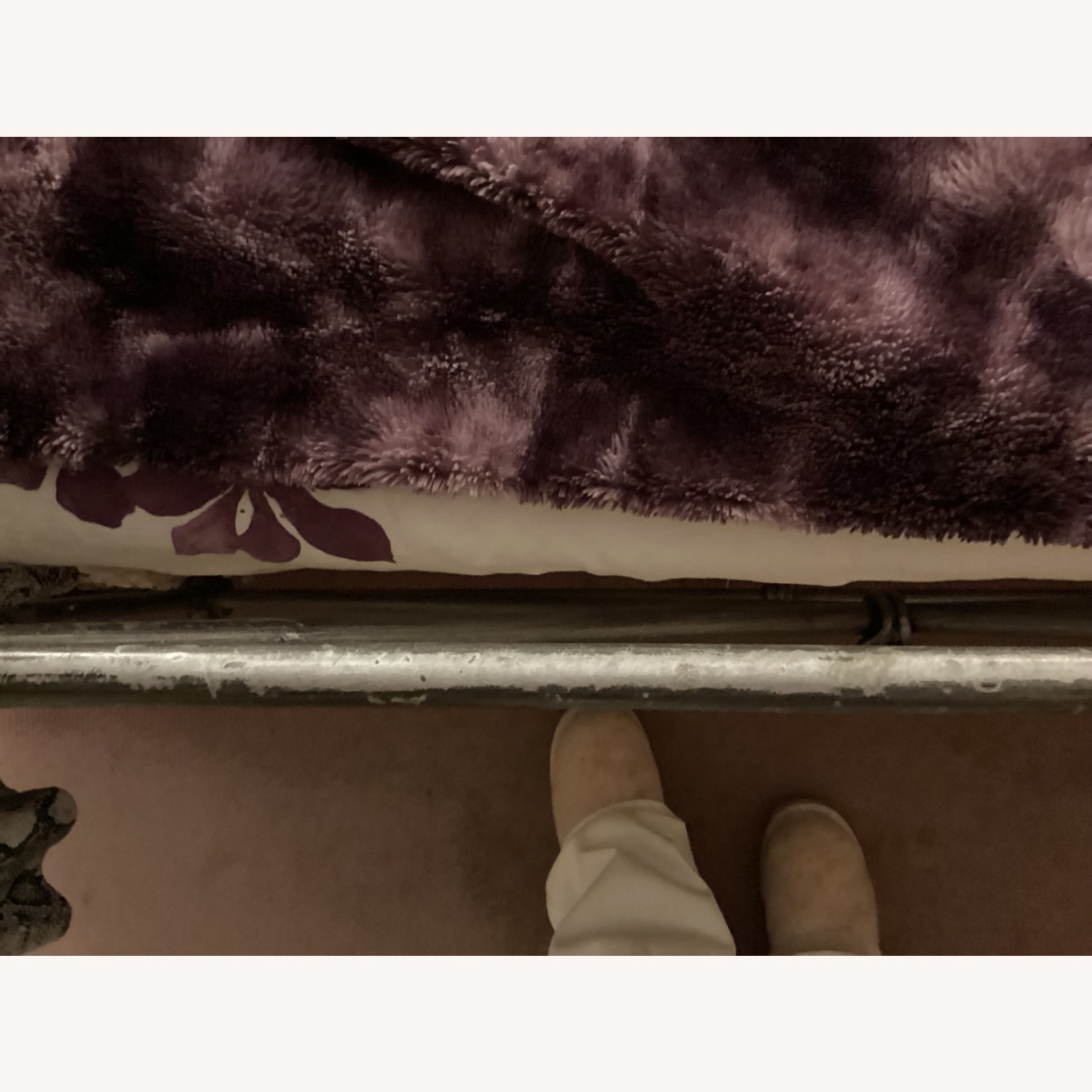 Artist’s Dark Gray Metal Queen Canopy Bed - image-4