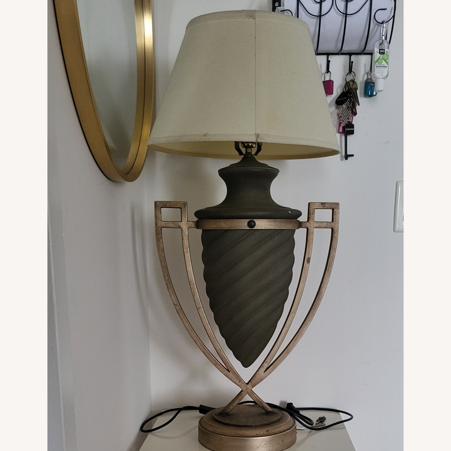 Dark Brown Table Lamp - image-1