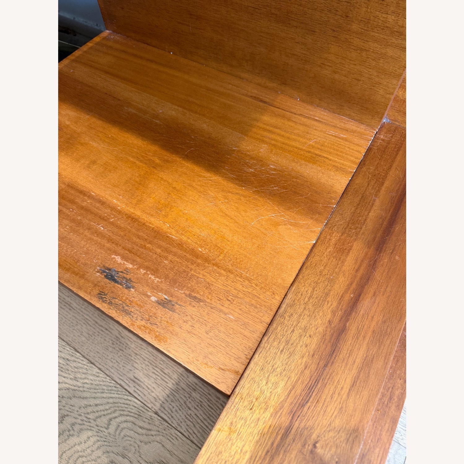 CB2 Dark Brown Wood Full Bed - image-4