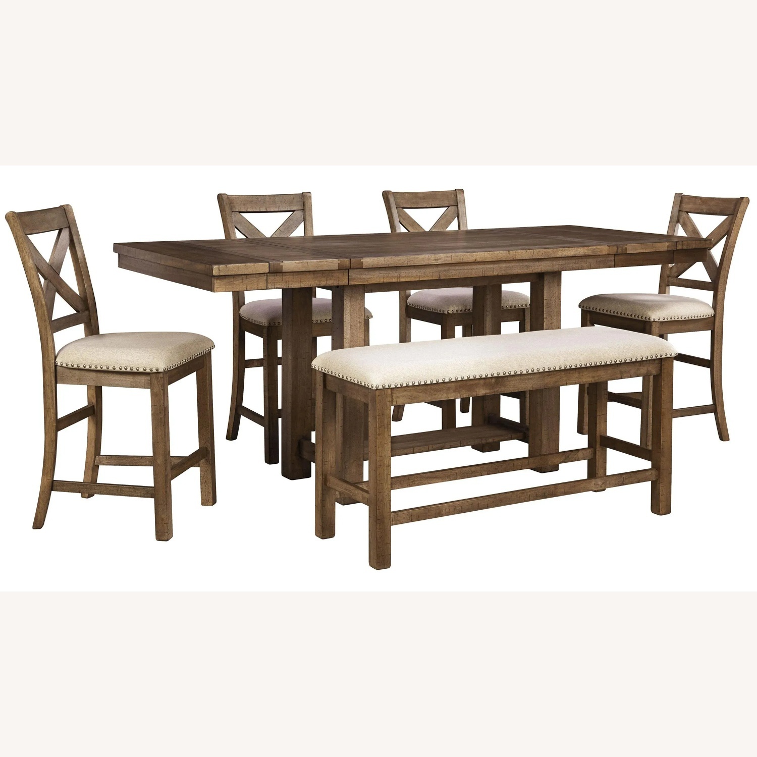Raymour & Flanigan Montana 6-pc. Counter-Height Dining Set - image-4