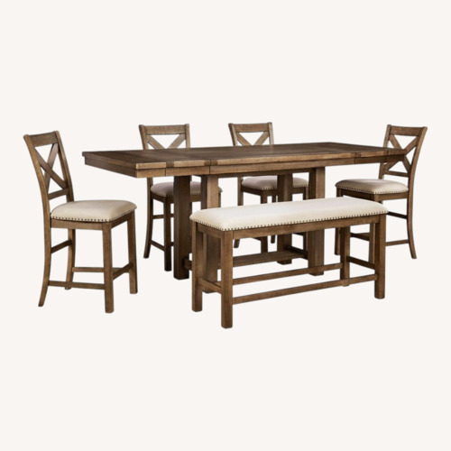 Used Raymour & Flanigan Montana 6-pc. Counter-Height Dining Set for sale on AptDeco