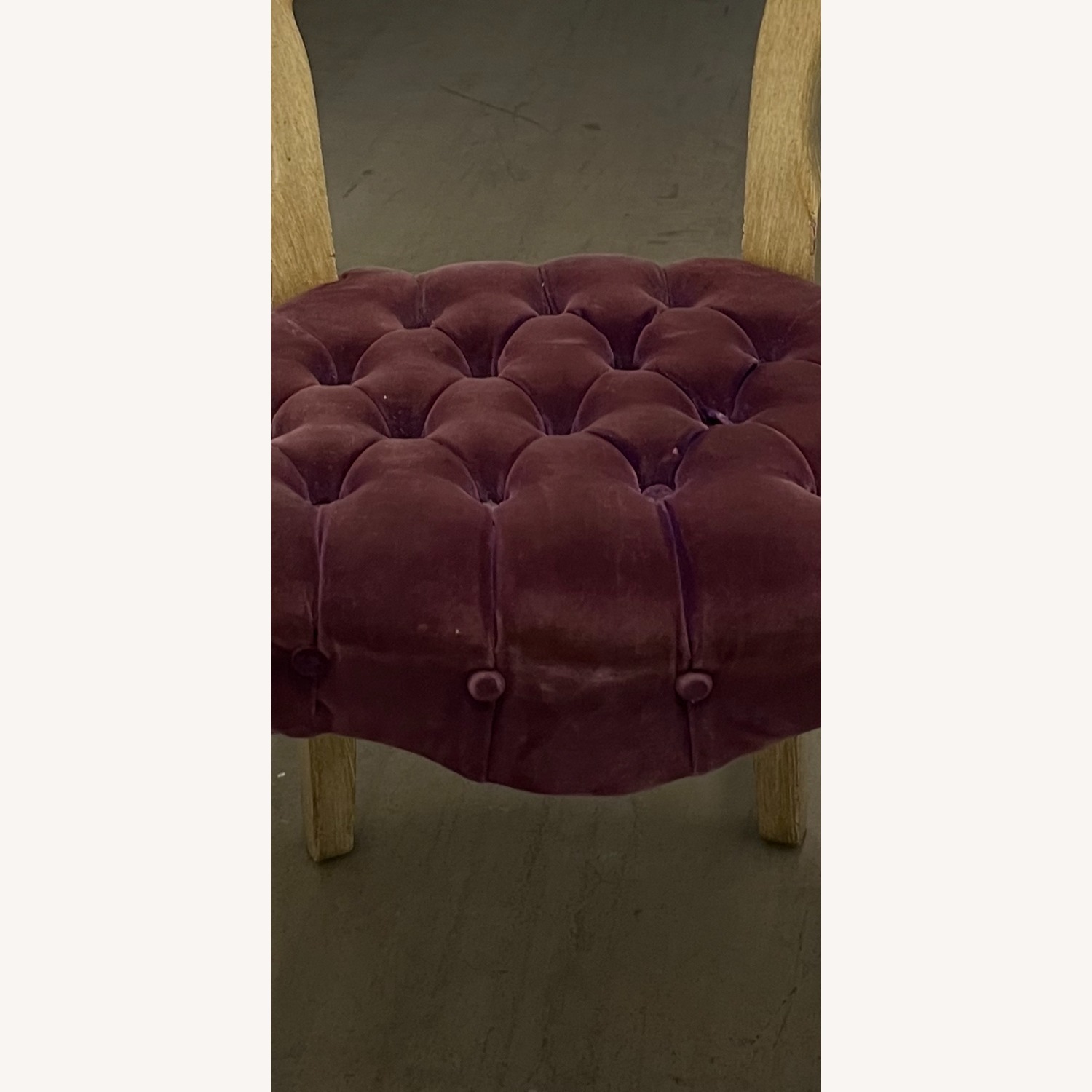 Vintage French Provincial Tufted Accent Chair - image-3