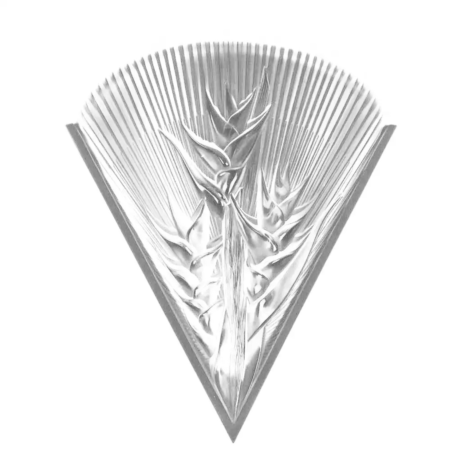 Lalique Heliconia White Crystal Wall Sconces Pair - image-13