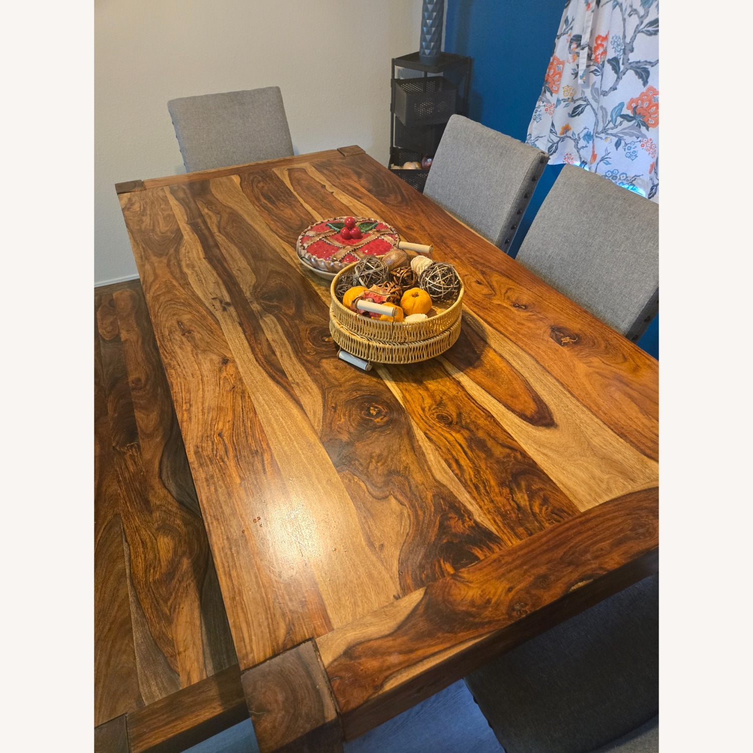 Natural Wood Dining Set - image-5