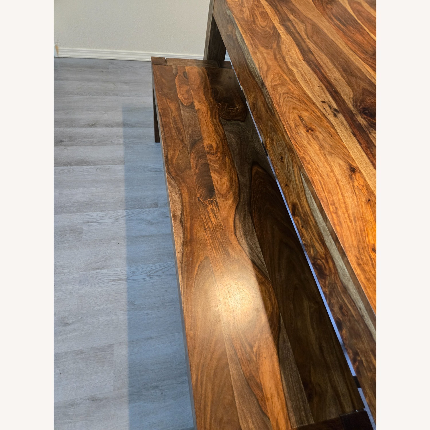 Natural Wood Dining Set - image-1