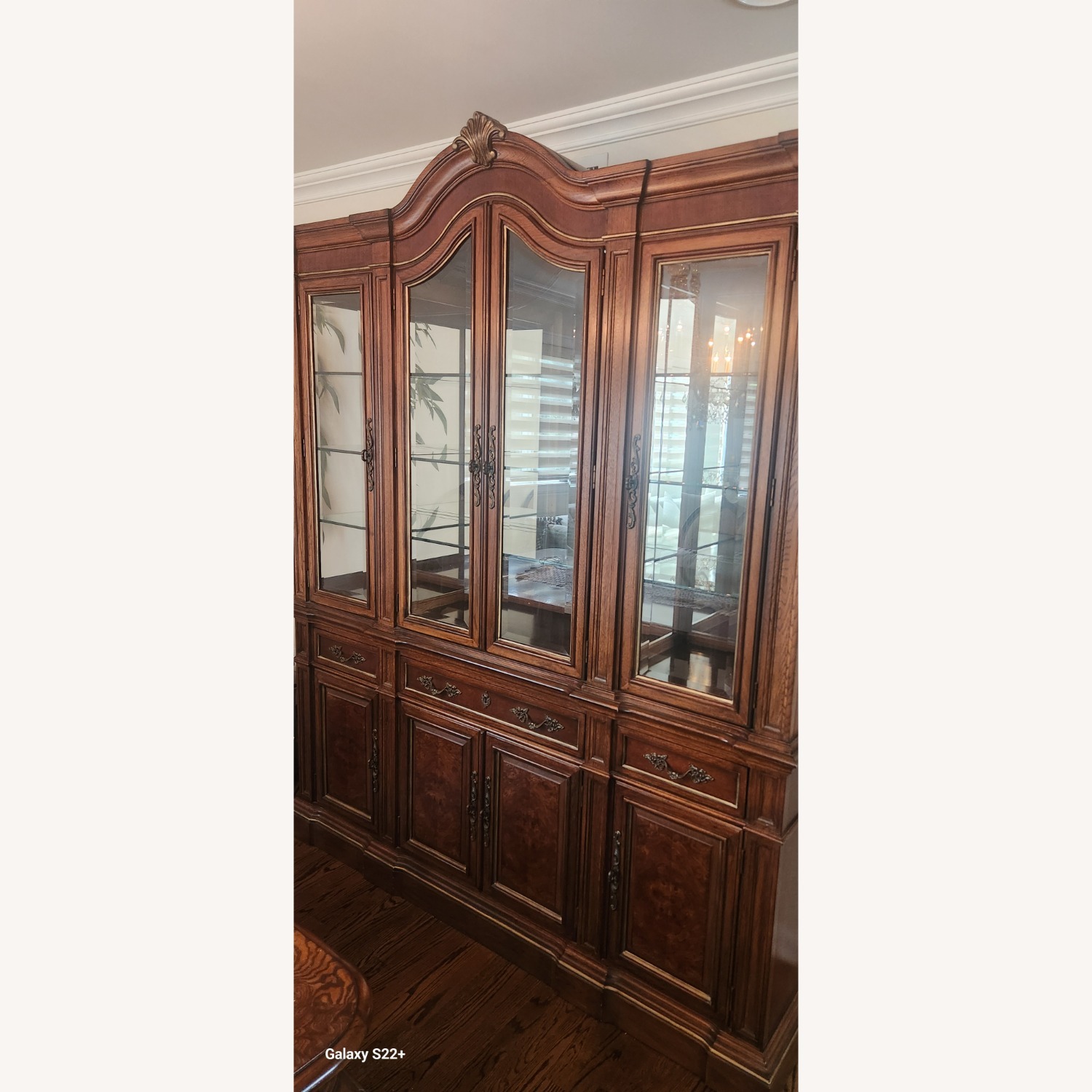 Drexel Hampshire Dark Brown Wood Armoire - image-2